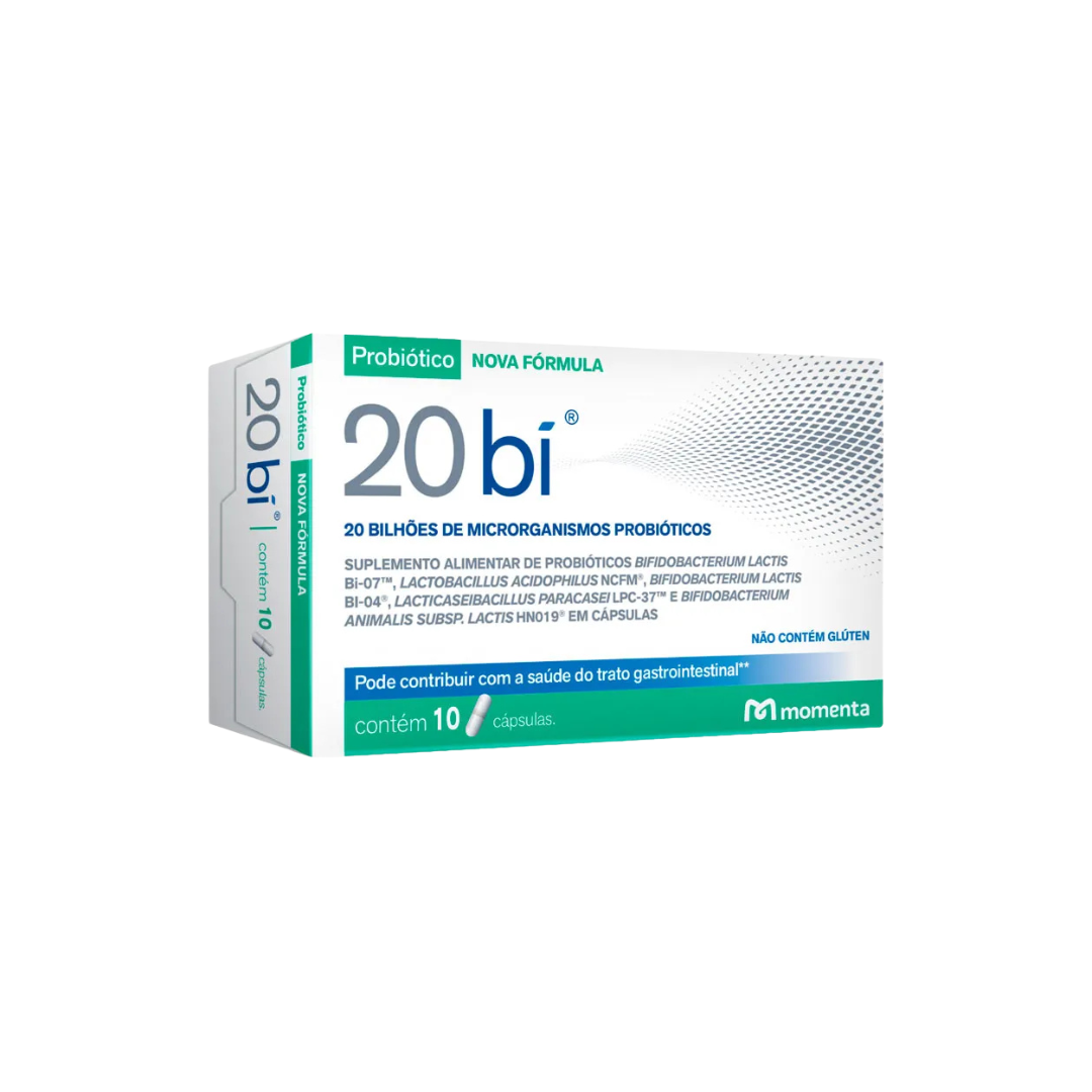 20 Bi Probiotico Momenta (Embalagem com 5 cápsulas)