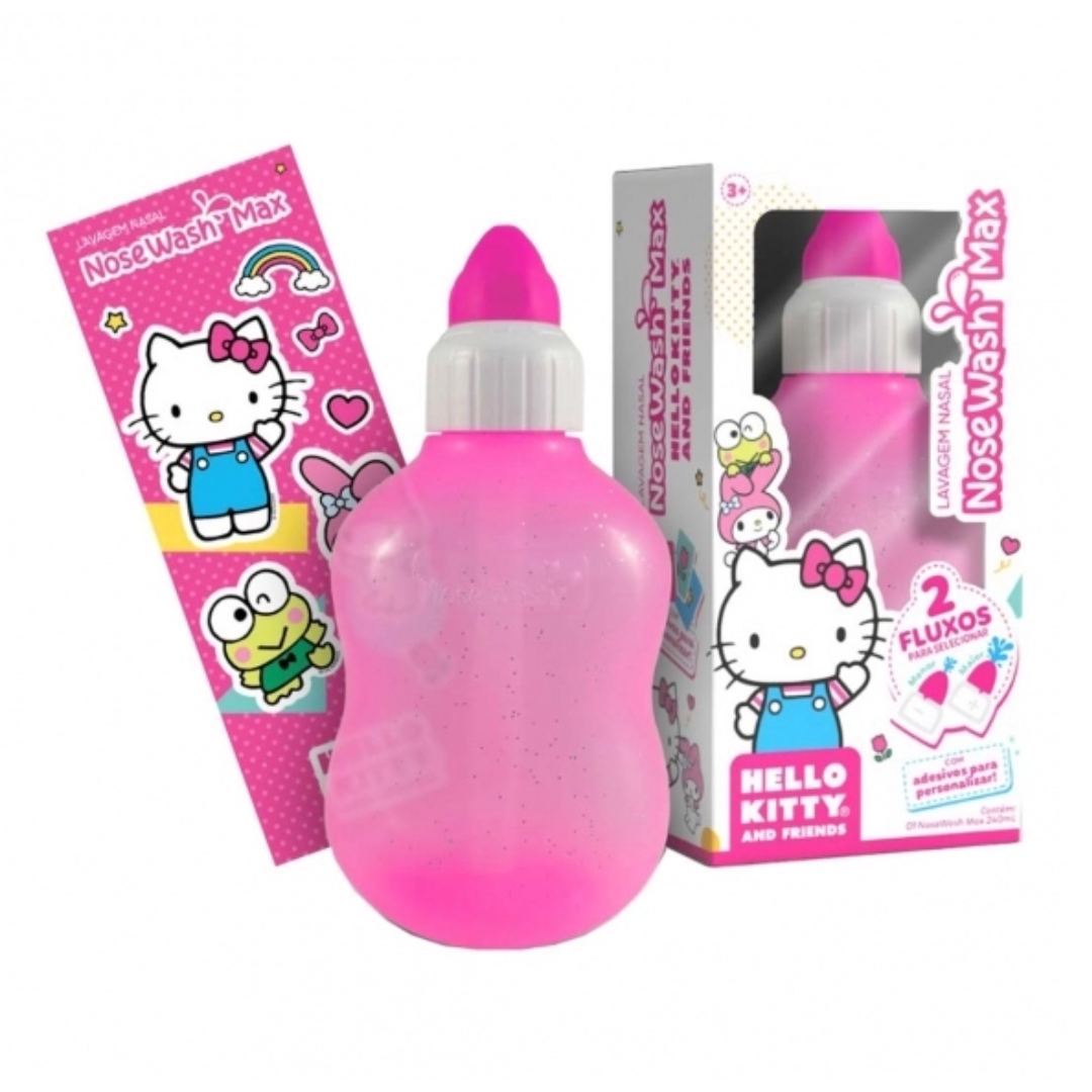 Dispensador. Nasal Nosewash Hello Kitty Nosewash Max (Embalagem de 240ml)