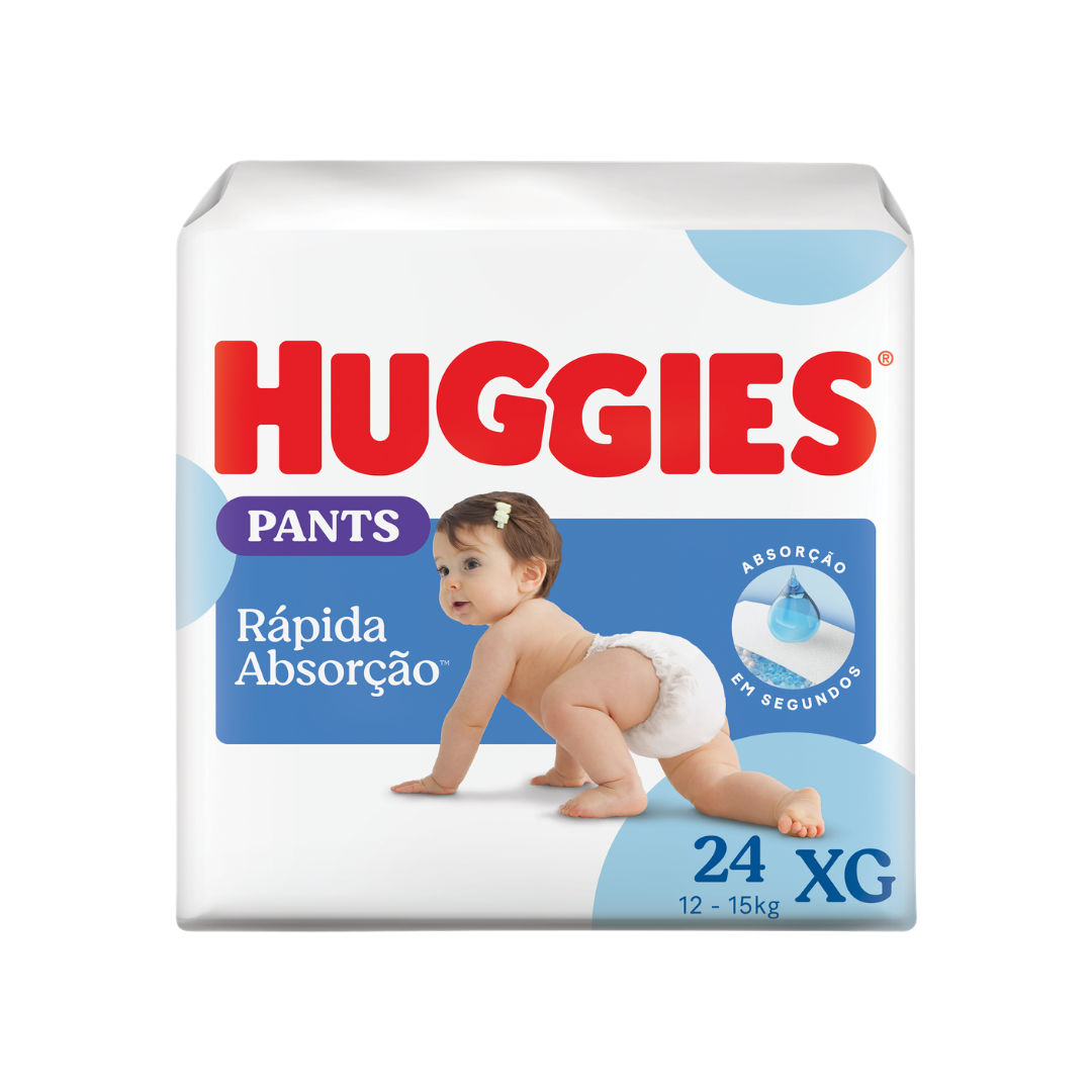 Fralda Pants Huggies R.absorção XG (Pacote com 24 unidades)