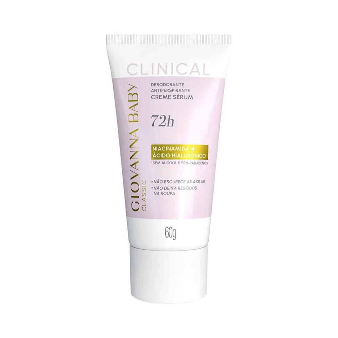 Desodorante Creme Classic 72h Giovanna Baby (Bisnaga de 60g)