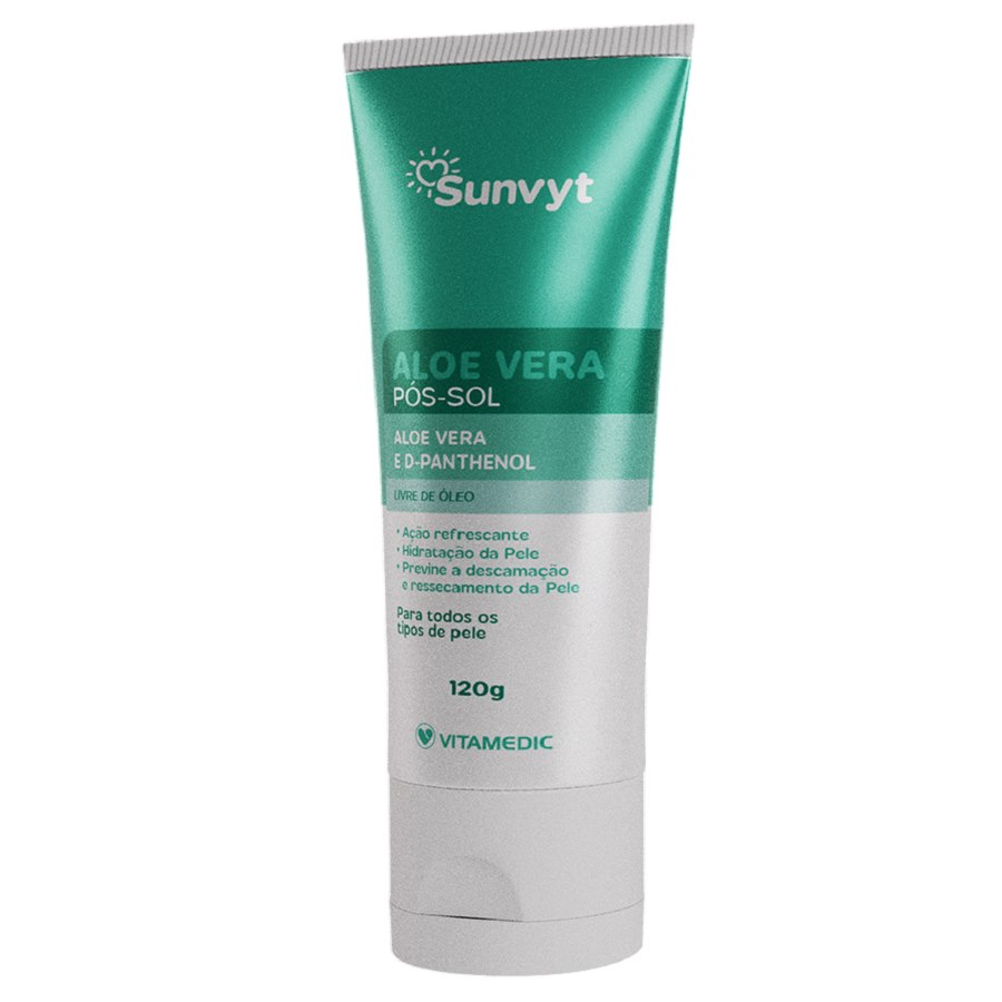 Sunvyt Aloe Vera Gel Vitamedic (Embalagem de 120g)