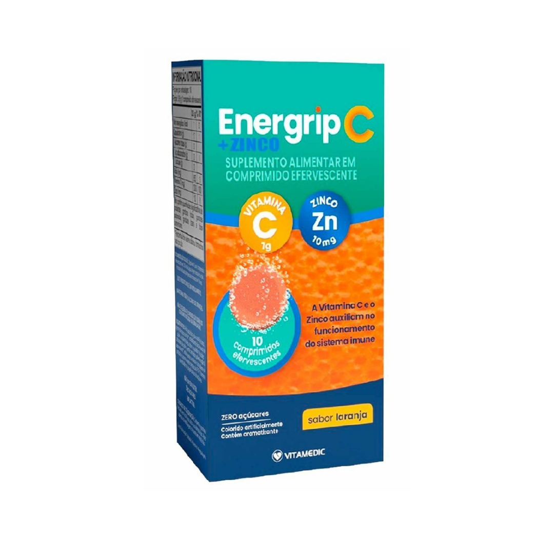 Energrip C+zinco C/ Vitamedic (Frasco com 1 unidades)