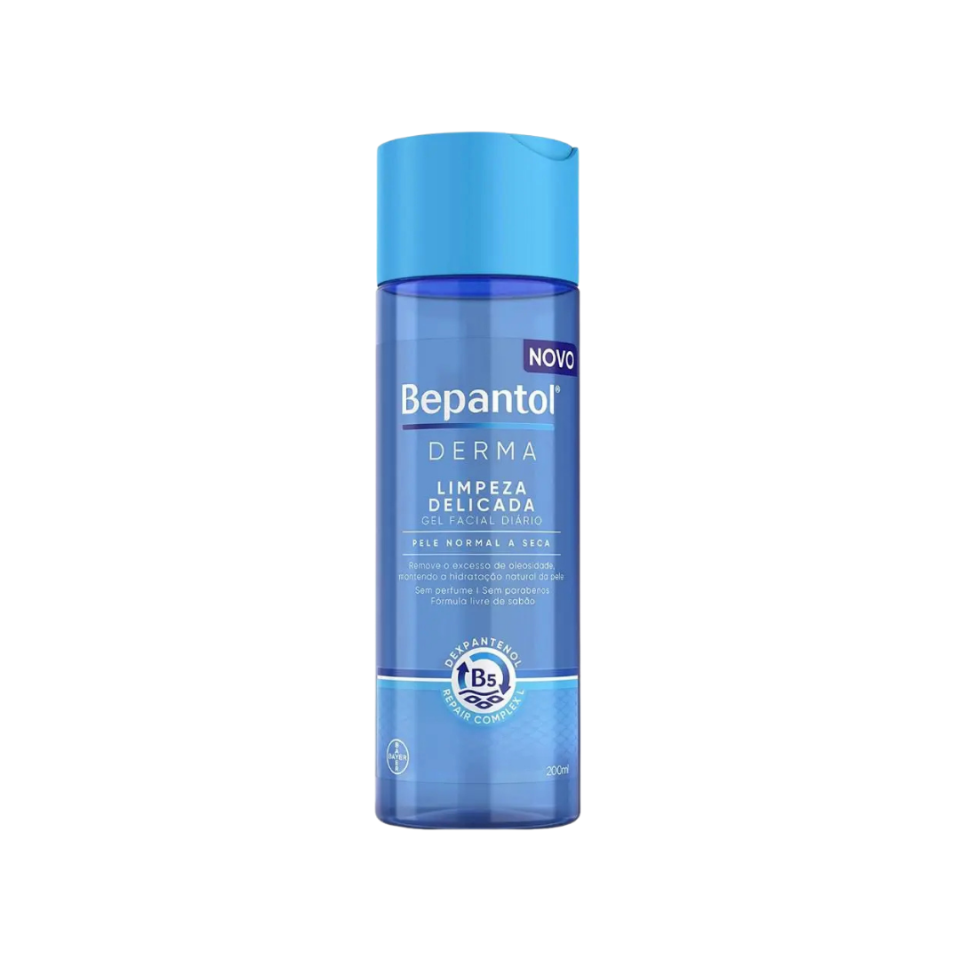 Gel Limpeza Facial Bepantol Derma Bayer (Embalagem de 200ml)