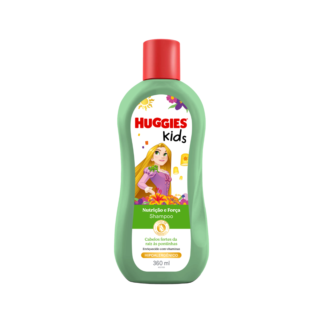 Shampoo Huggies Nutrição Rapunzel (Frasco de 360ml)