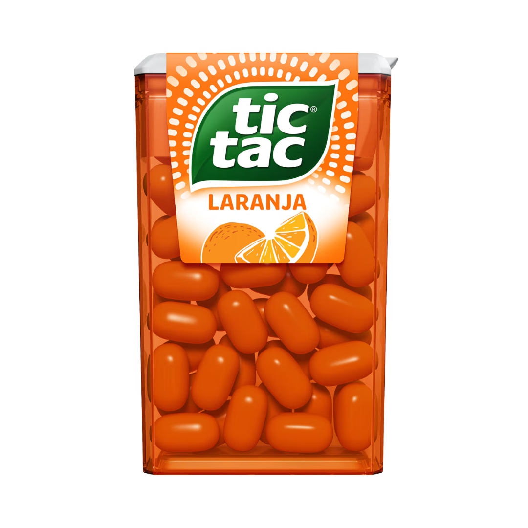 Tic Tac Laranja Ferrero (Embalagem com 14 unidades de 14g)