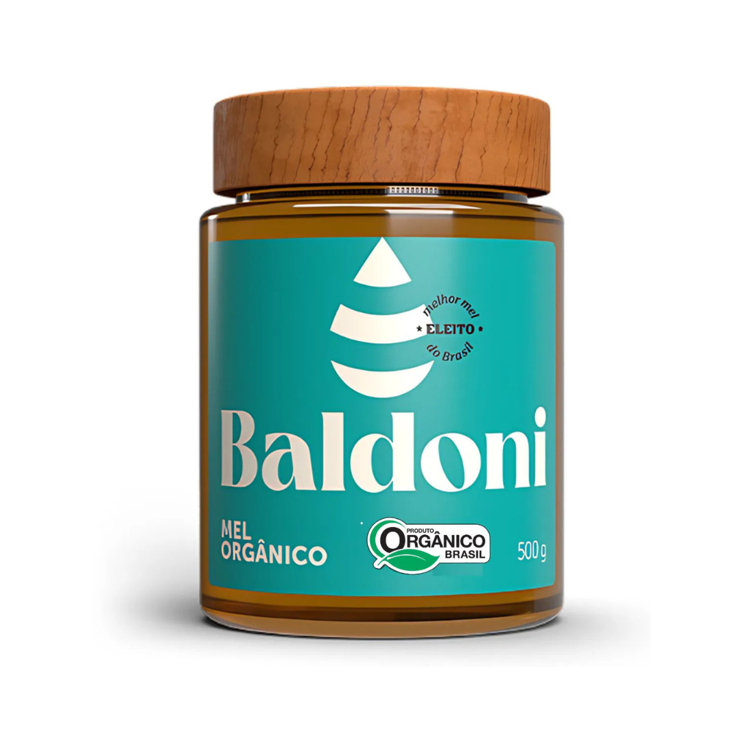 Mel Orgânico Pote Baldoni (Pote de 500g)