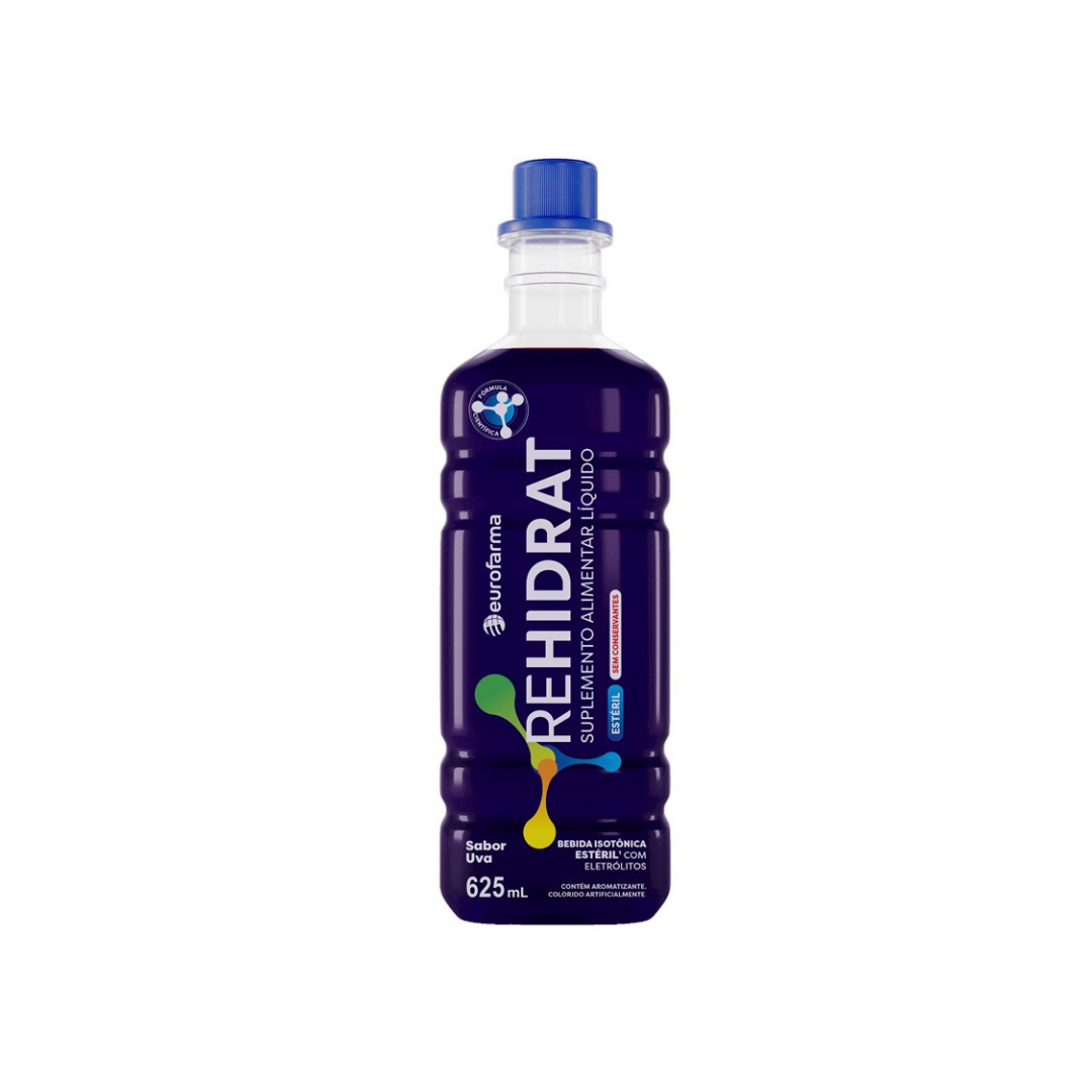 Rehidrat Solução Oral Uva Eurofarma (Embalagem de 625ml)