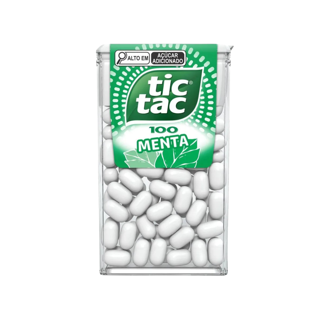 Tic Tac 100 Menta Ferrero (Embalagem com 12 unidades de 49g)