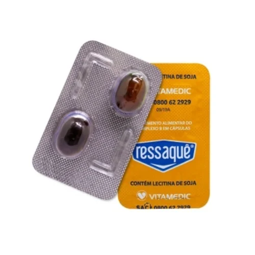 Ressaque Cap C/ Vitamedic (Embalagem com 30 cápsulas de 500mg)