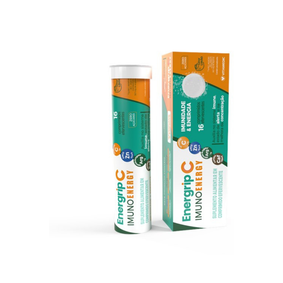 Energrip C Imuno Energy Comp Eferv Vitamedic (Frasco com 1 comprimidos)