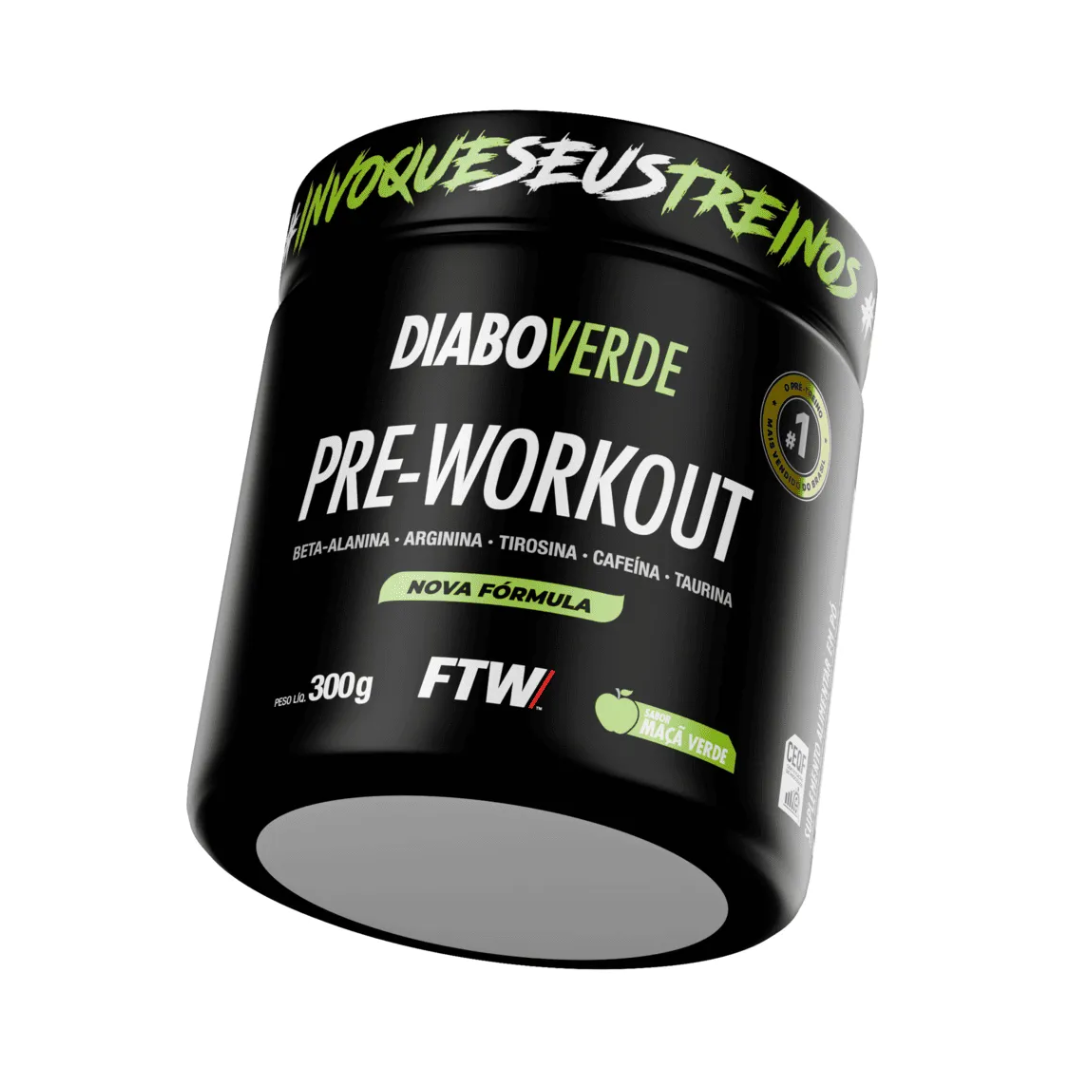 Pré Treino Maçã Verde FTW (Embalagem de 300g)