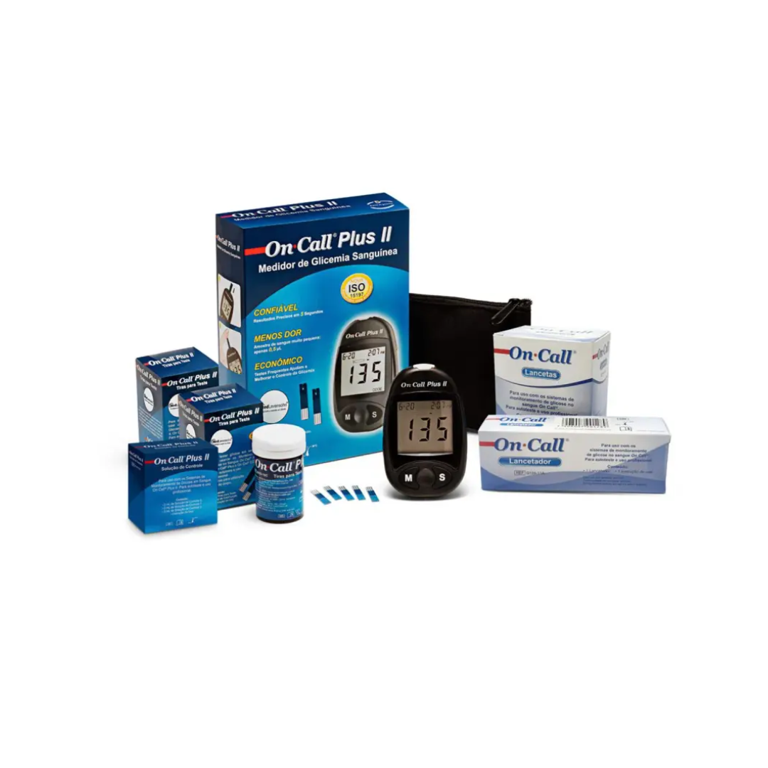 Kit de Glicemia Completo On Call Plus MedLevensohn