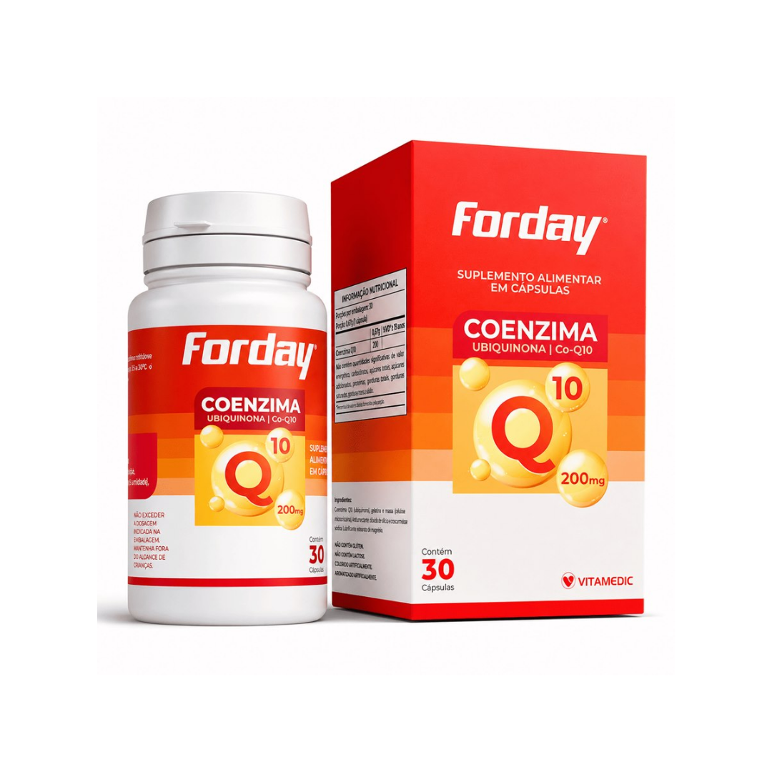 Forday Q10 Vitamedic (Embalagem de 200mg)