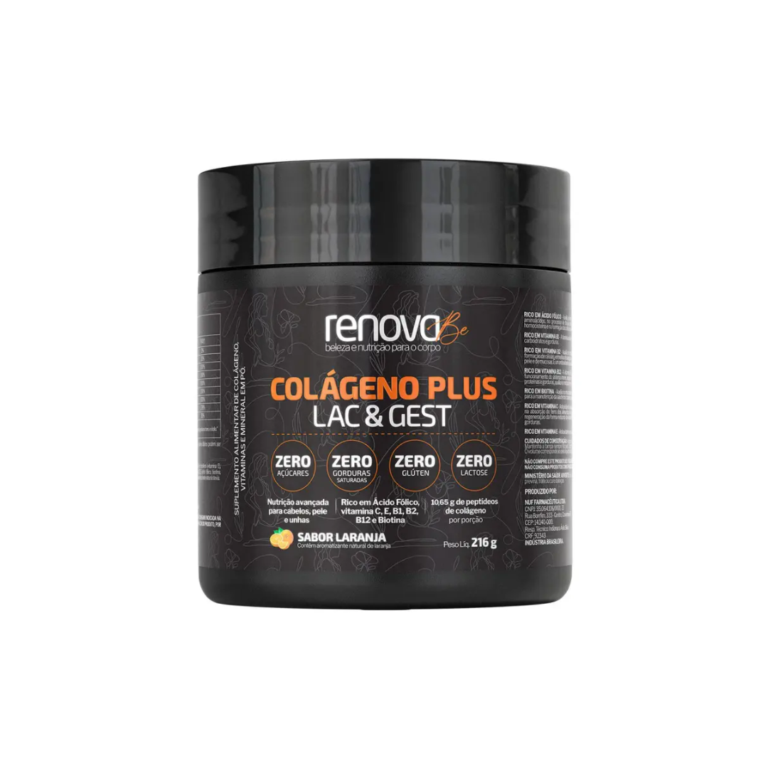 Colágeno Lac&gest Laranja Renova Be (Embalagem de 216g)