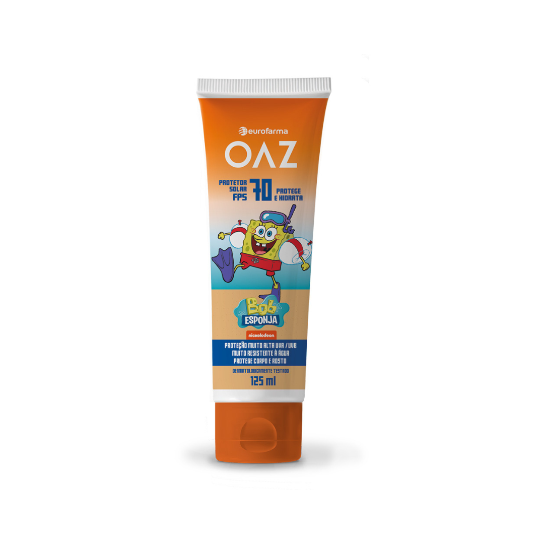 Protetor Solar Oaz Fps70 Kids Eurofarma (Embalagem de 125ml)