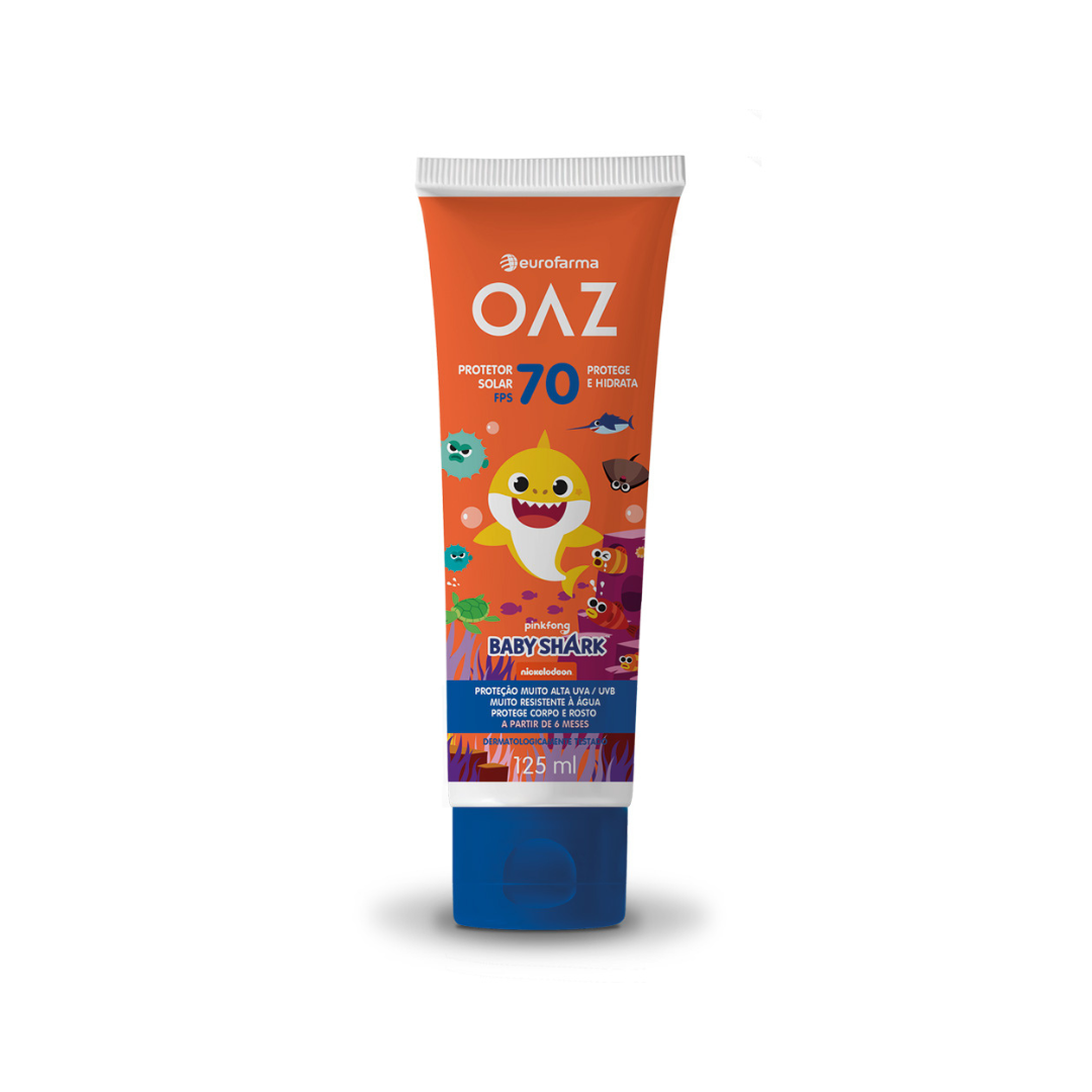 Protetor Solar Oaz Fps70 Baby Eurofarma (Embalagem de 125ml)