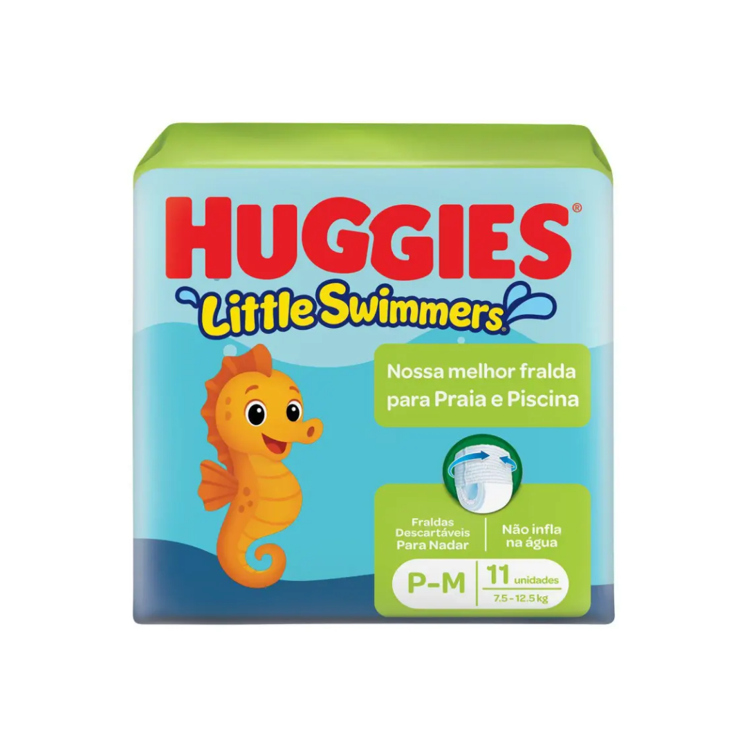 Fralda Huggies Praia e Piscina P/M (Pacote com 11 unidades)
