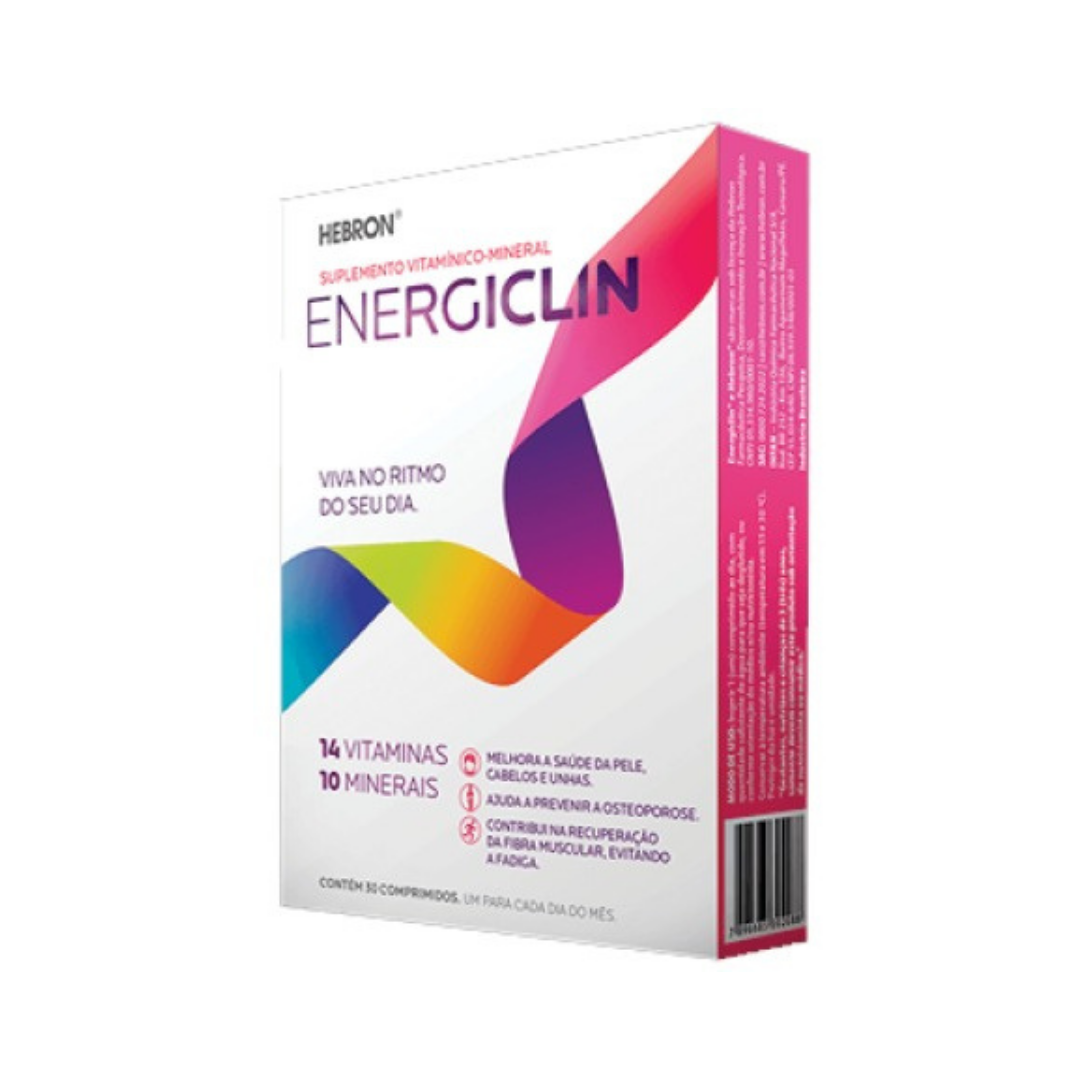 Energiclin 30 Cp Hebron (Embalagem de 30cp)