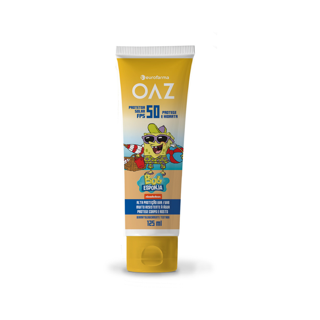 Protetor Solar Oaz Fps50 Kids Eurofarma (Embalagem de 125ml)