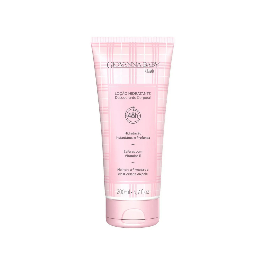 Loção Hidratante Classic Giovanna Baby (Frasco de 200ml)