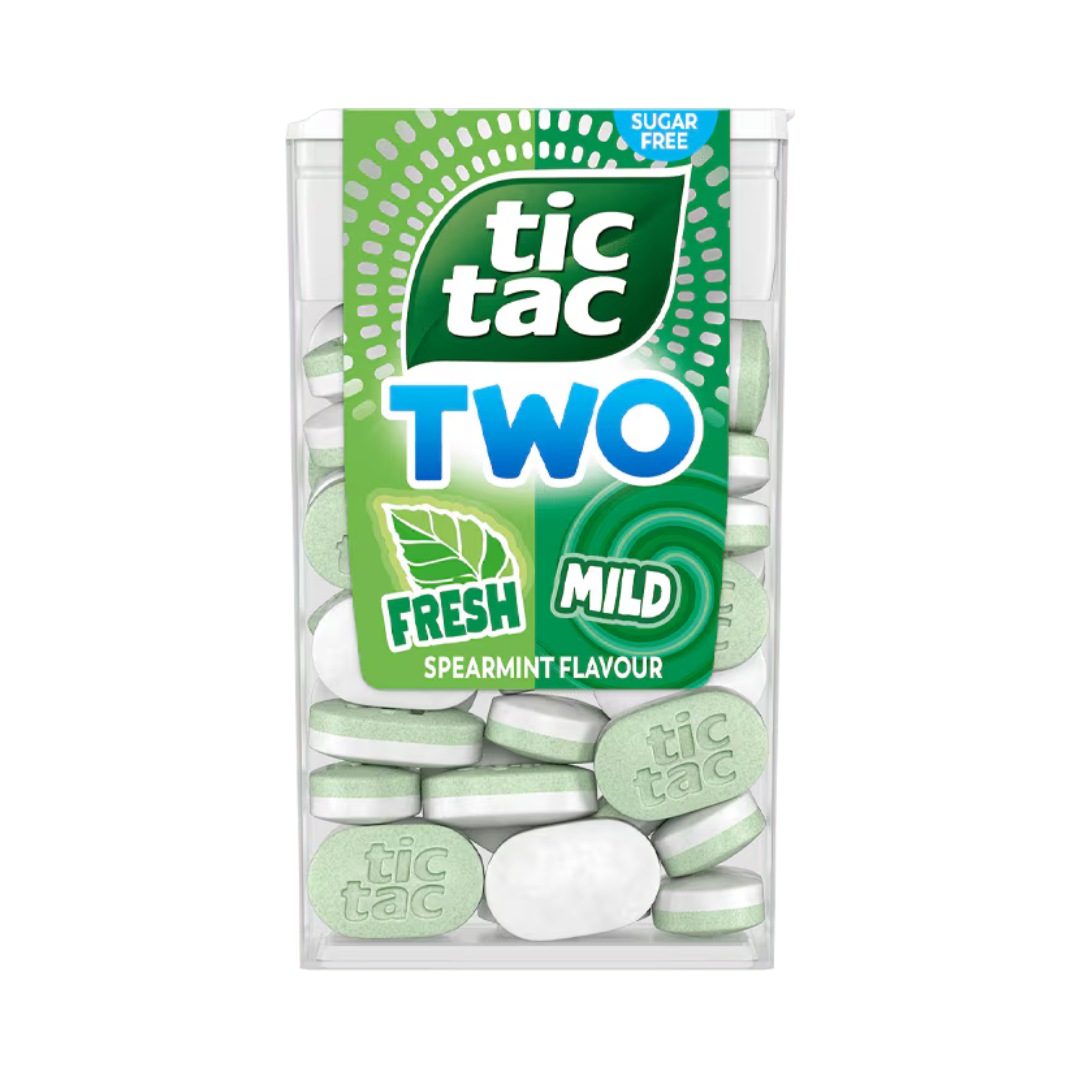 Tic Tac Two Menta Fresh Ferrero (Embalagem com 8 unidades de 38g)