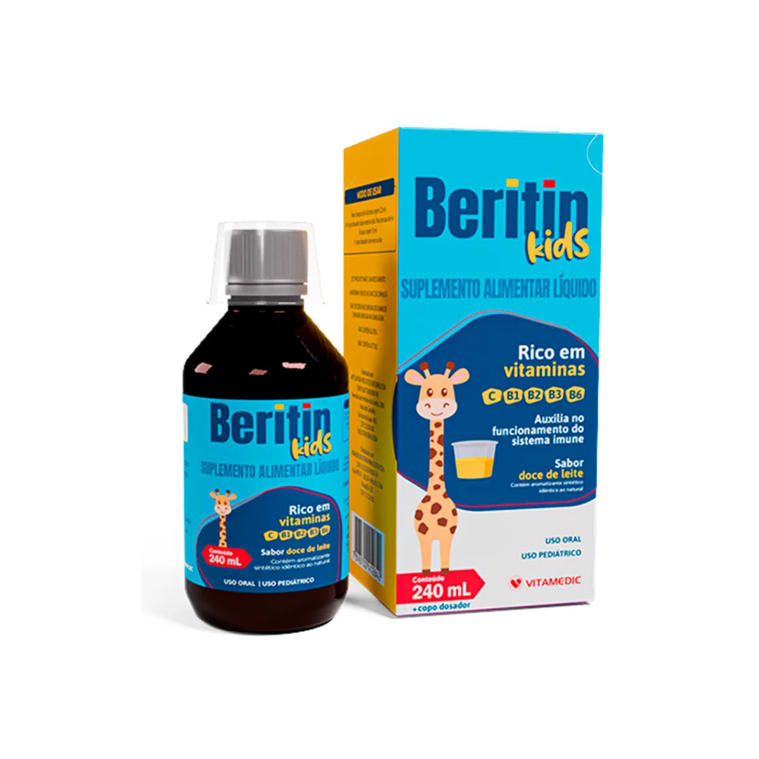Beritin Kids Xarope Vitamedic (Embalagem de 240ml)
