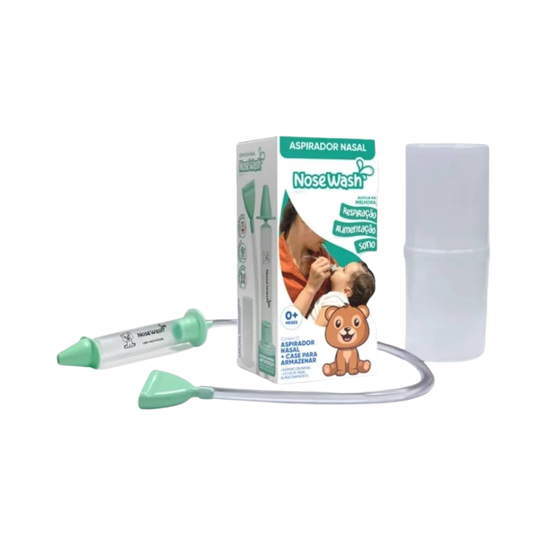 Aspirador Nasal Infantil Nosewash Urso