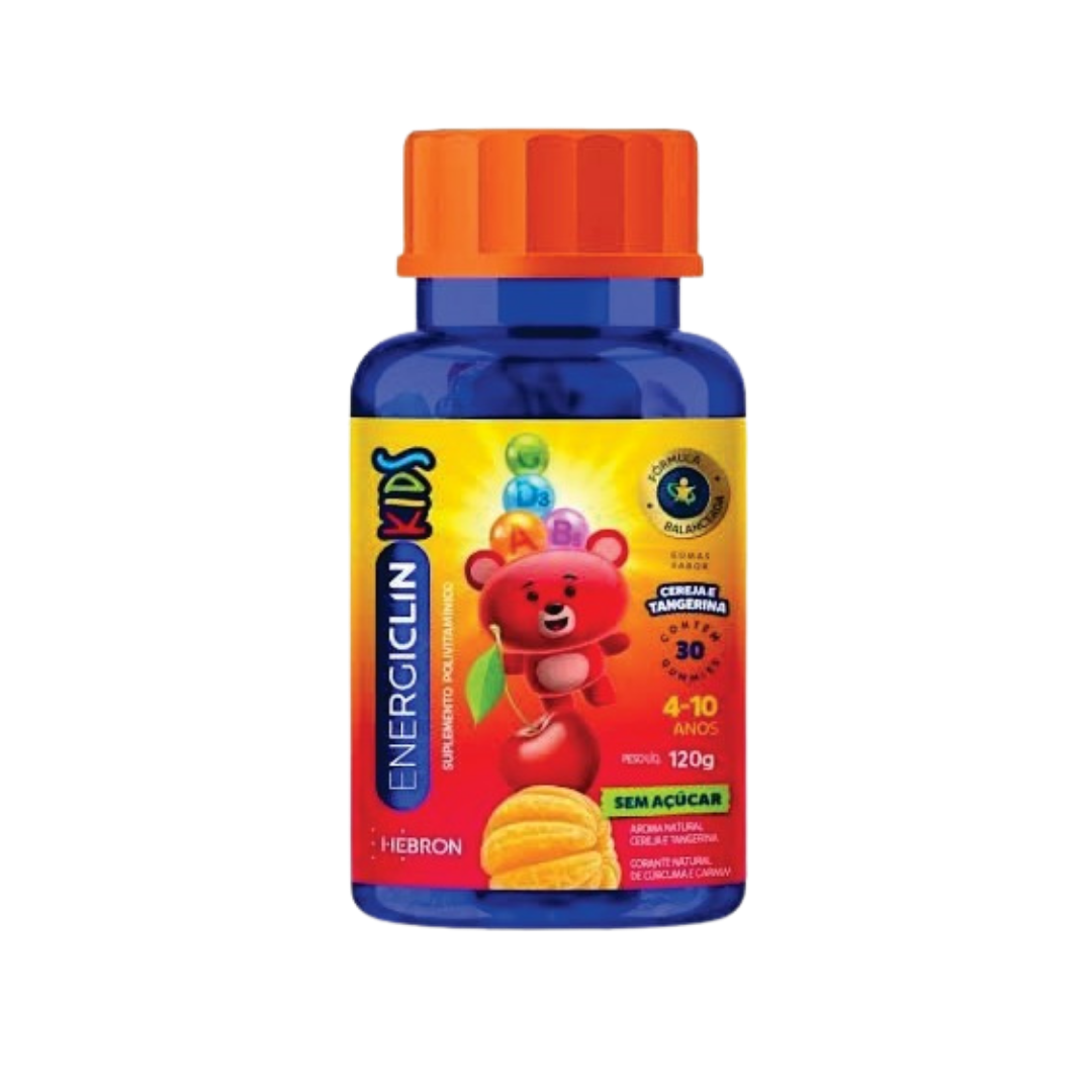 Energiclin Kids - 30 Gummies sem Açucar Hebron