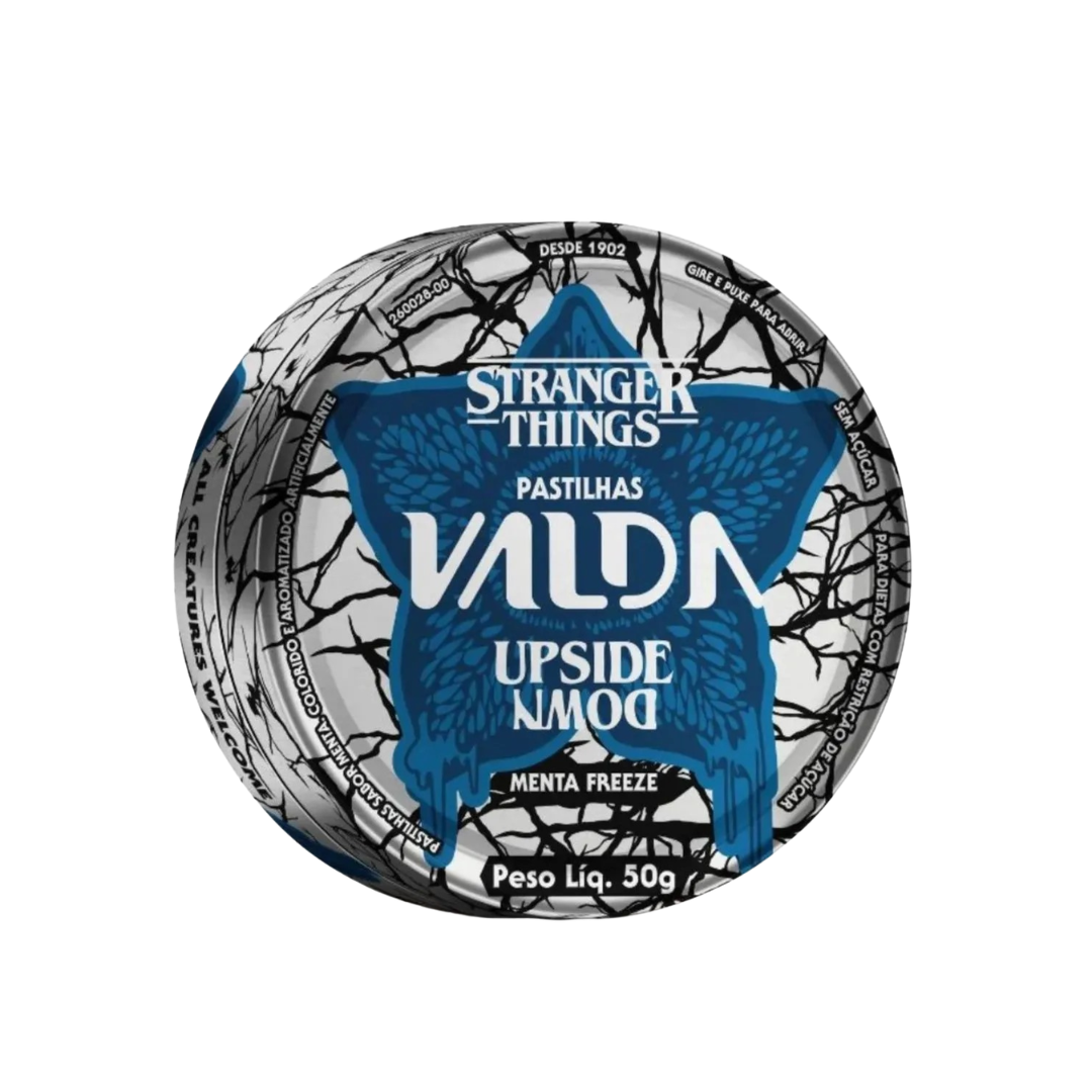 Valda Freeze Stranger Things Eurofarma (Embalagem com 10 unidades de 50g)
