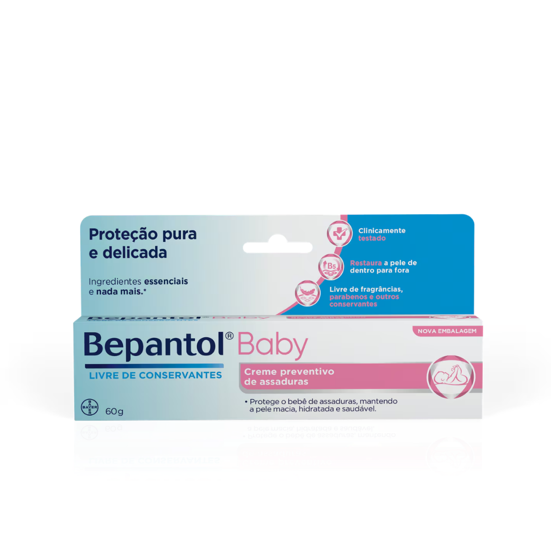 Creme Assaduras Bepantol Baby Bayer (Bisnaga de 60g)