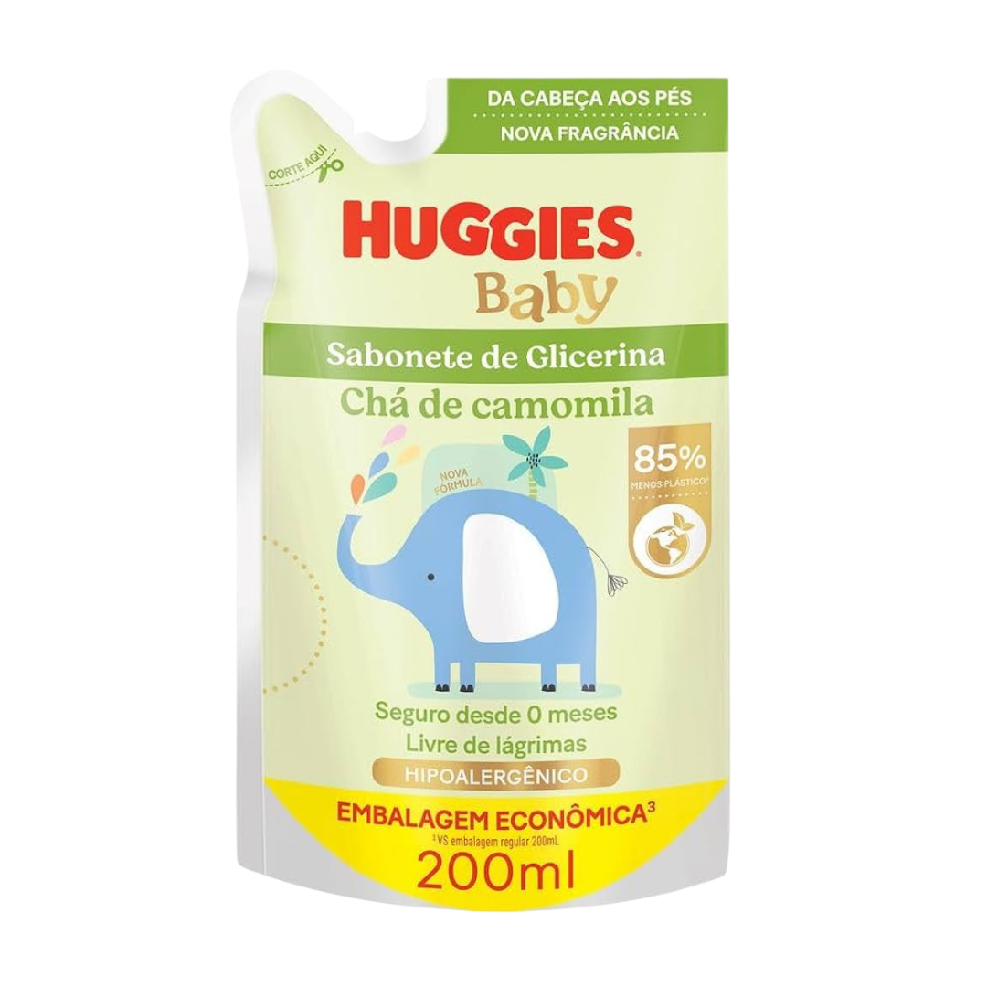 Sabonete Líquido Huggies Camomila Rf (Refil de 200ml)