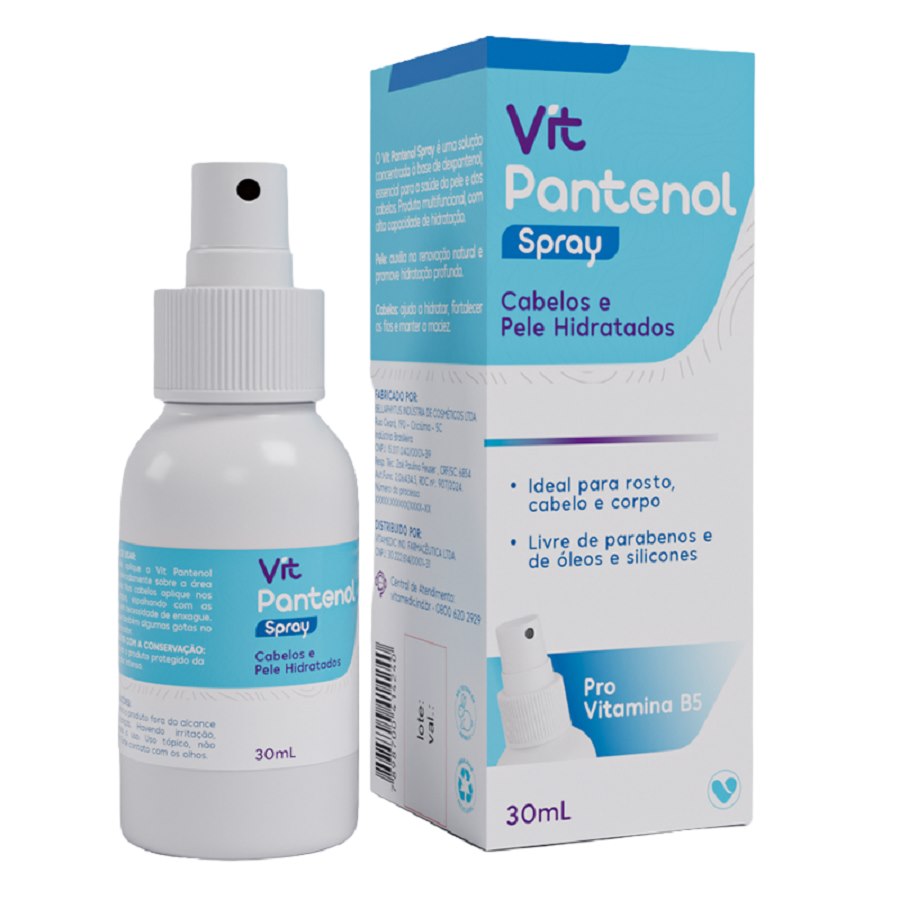Vit Pantenol Spray Vitamedic (Frasco de 30ml)