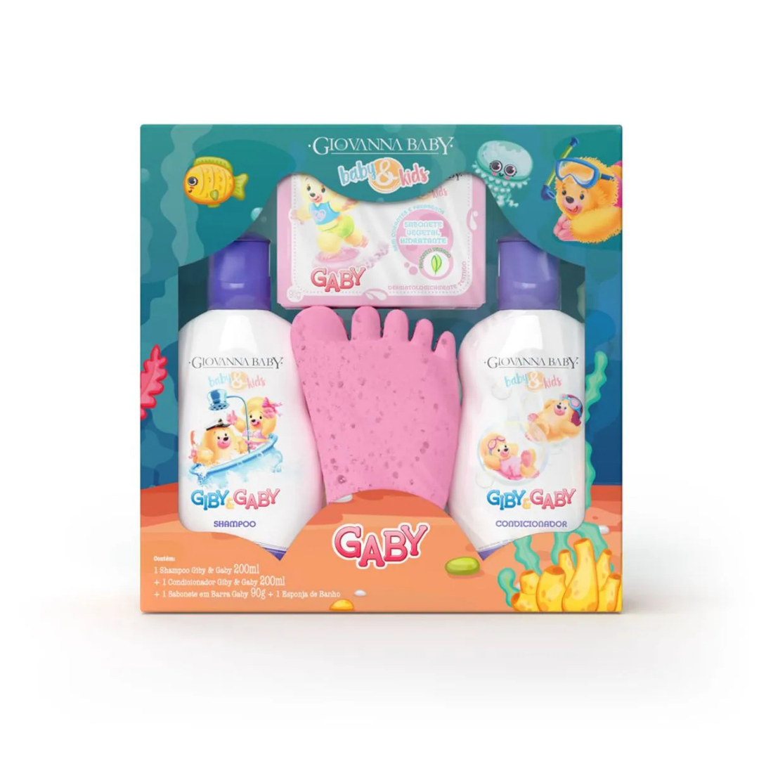 Kit Hora do Banho Gaby Baby&kids Giovanna Baby