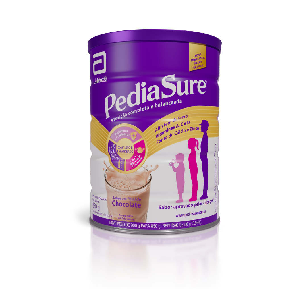 Pediasure Infantil Chocolate Abbott (Embalagem de 850g)