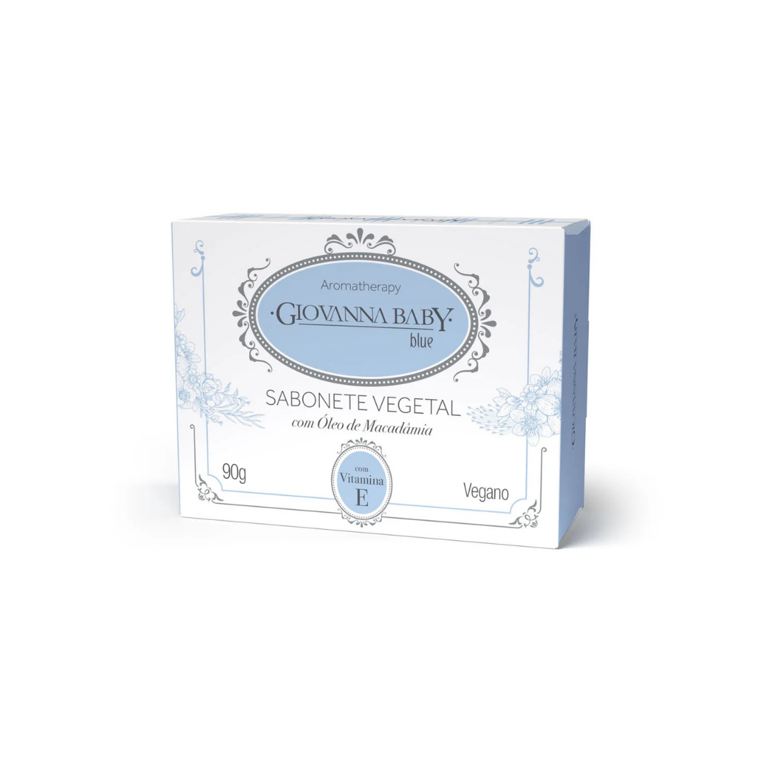 Sabonete Barra Blue Giovanna Baby (Embalagem de 90g)