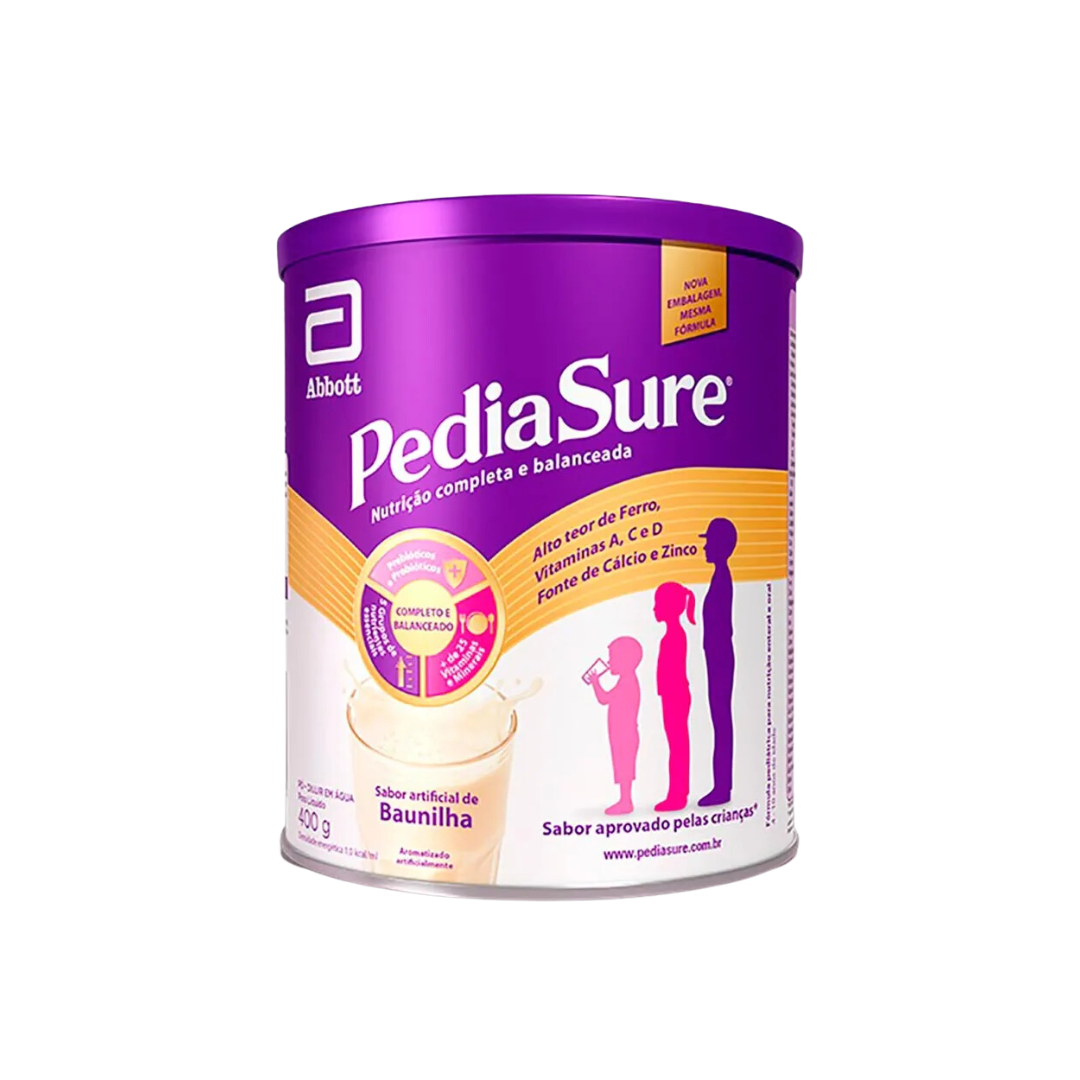 Pediasure Infantil Baunilha Abbott (Embalagem de 400g)