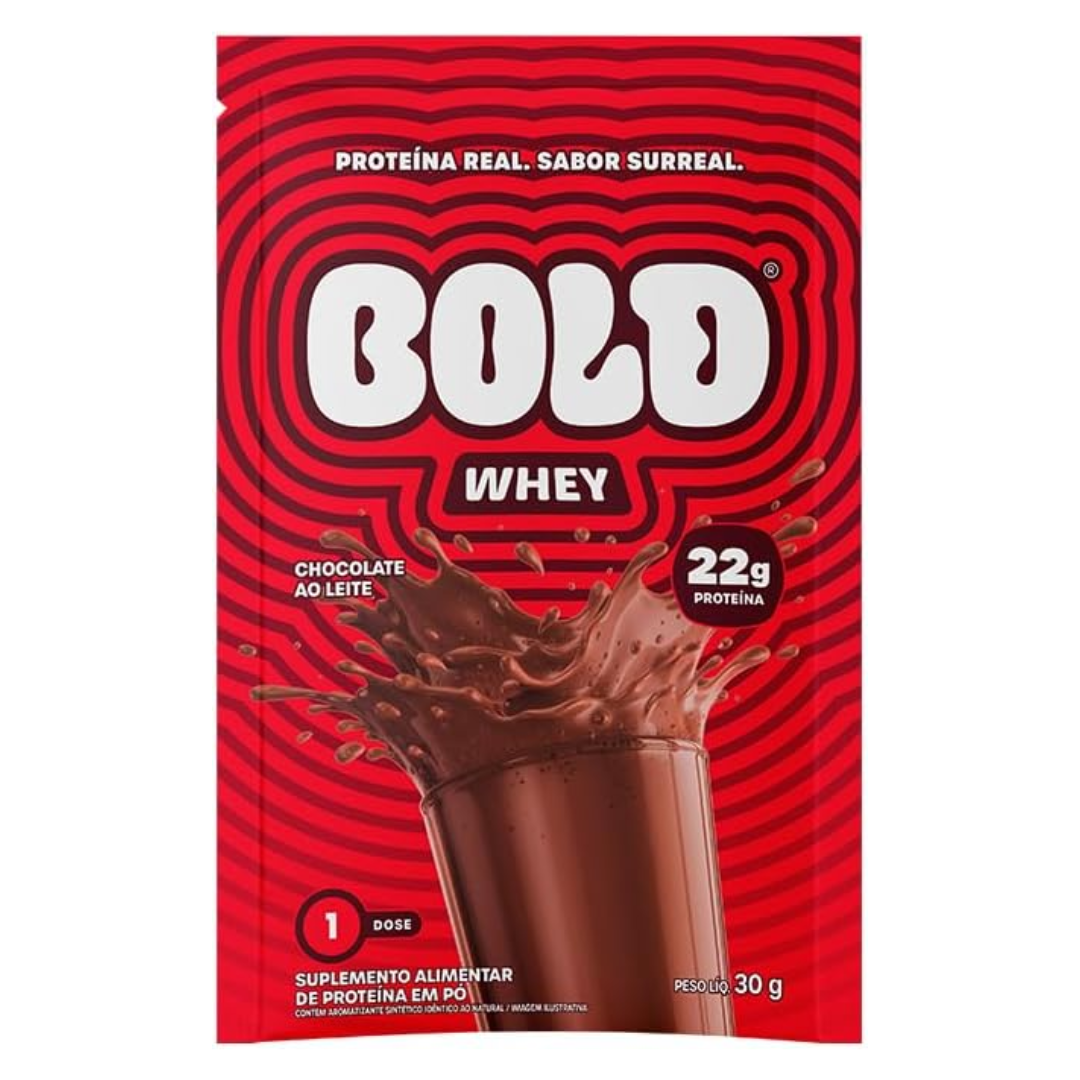 Whey Chocolate Ao Leite Sache Bold (Embalagem com 10 unidades de 30g)