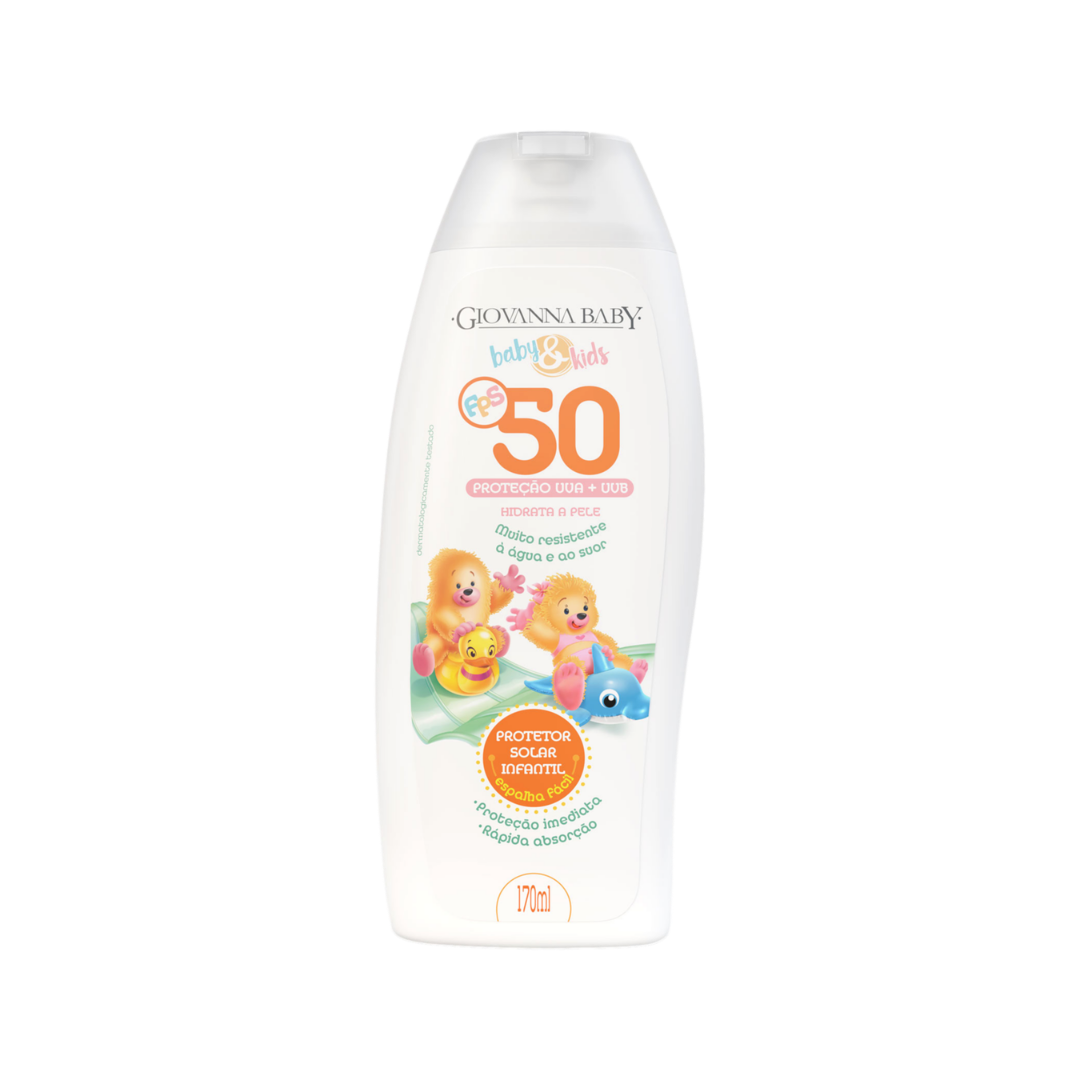 Protetor Solar Infantil Fps50 Baby&kids Giovanna Baby (Embalagem de 170ml)