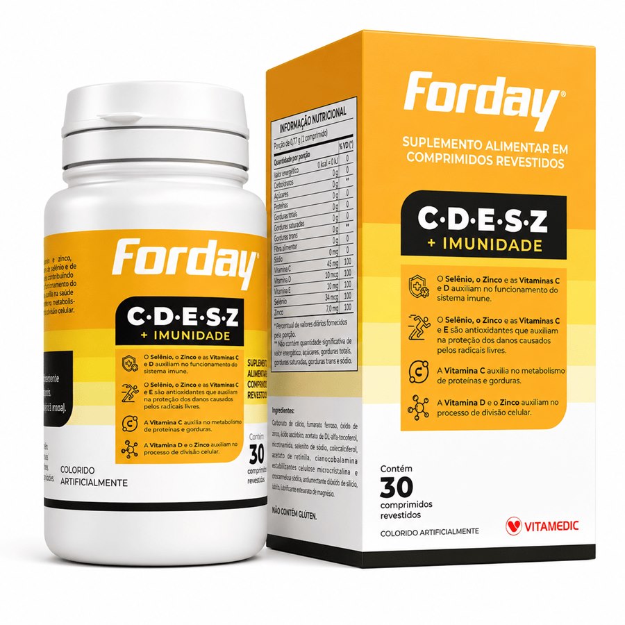 Forday Cdesz Rev Vitamedic (Embalagem de 30comp)