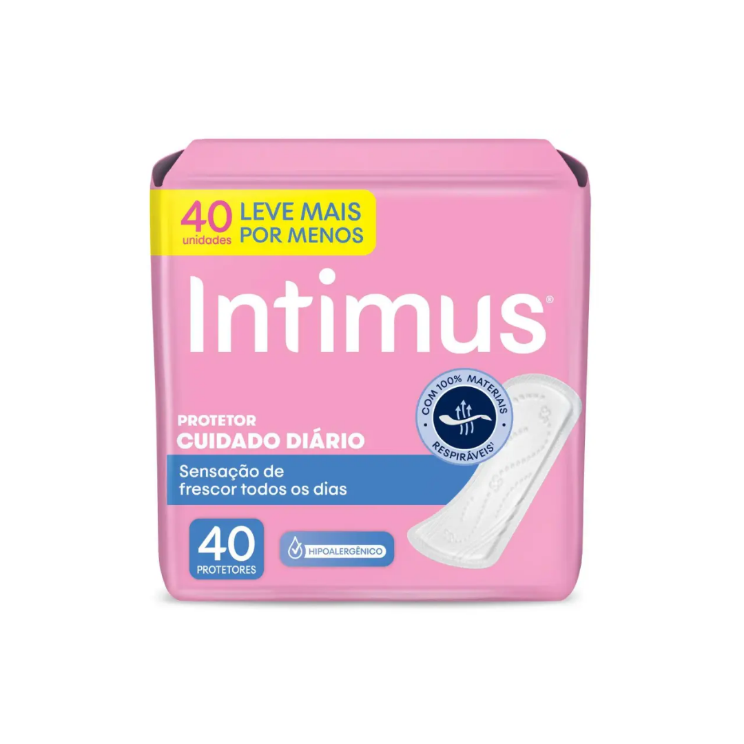 Protetor Diário Intimus Cuidado Diário (Embalagem com 40 unidades)