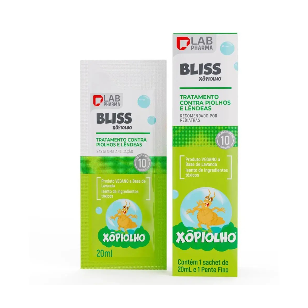 Xô Piolho Bliss + Pente Pangea (Embalagem de 20ml)