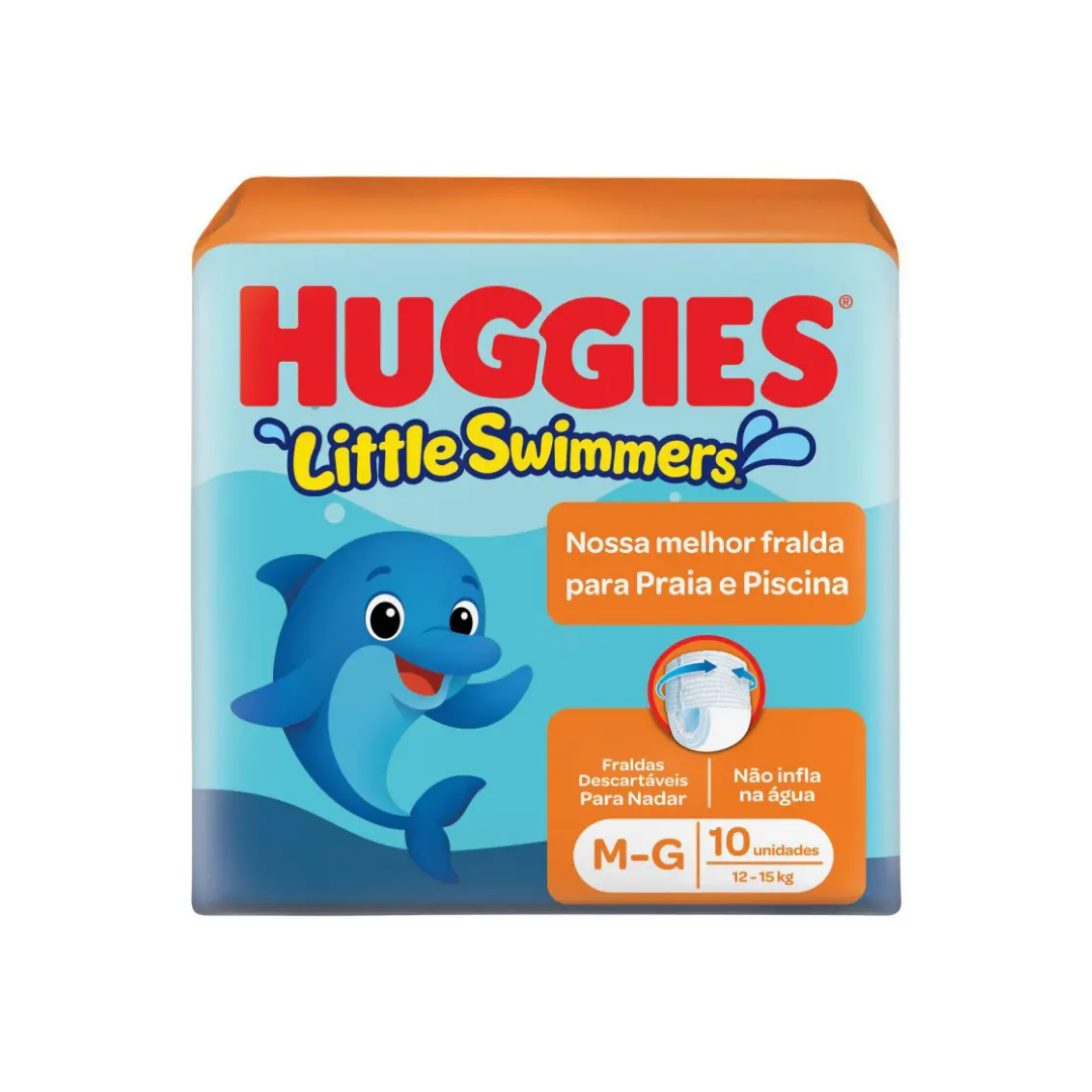 Fralda Huggies Praia e Piscina M/g (Pacote com 10 unidades)
