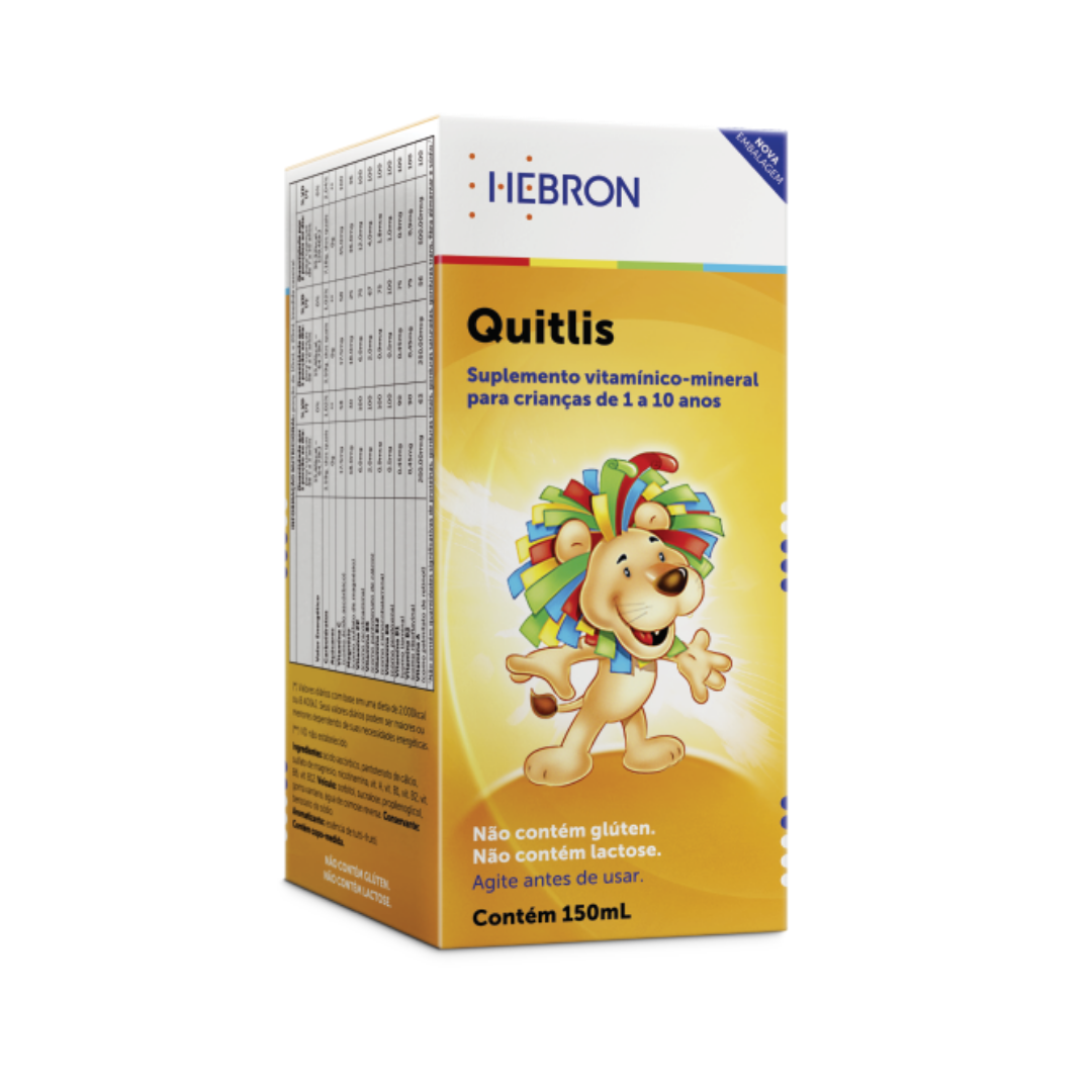Quitlis Solução Oral Infantil Hebron (Embalagem de 150ml)